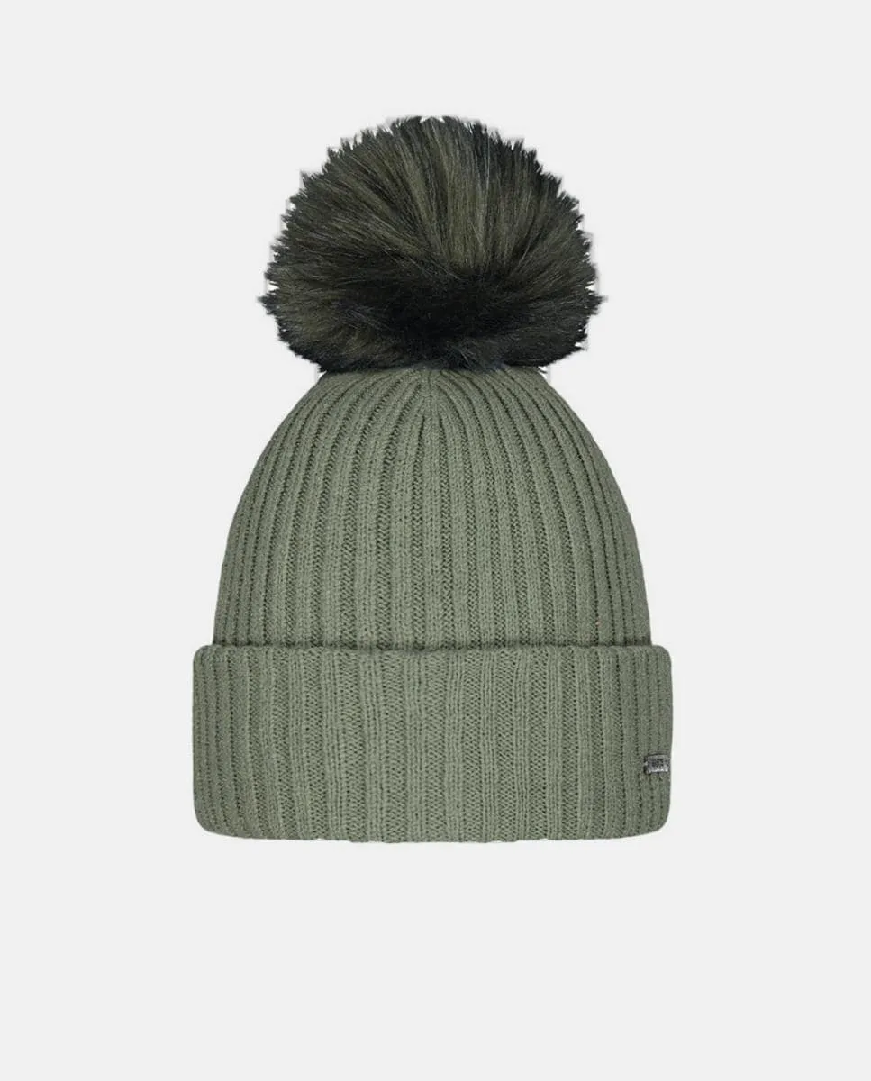 

Шапка Кензи Barts, темно-зеленый