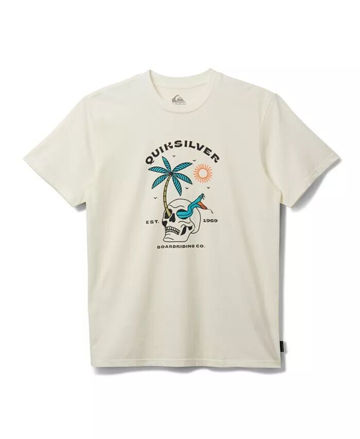

Мужская футболка с коротким рукавом Palm Snake Quiksilver, белый