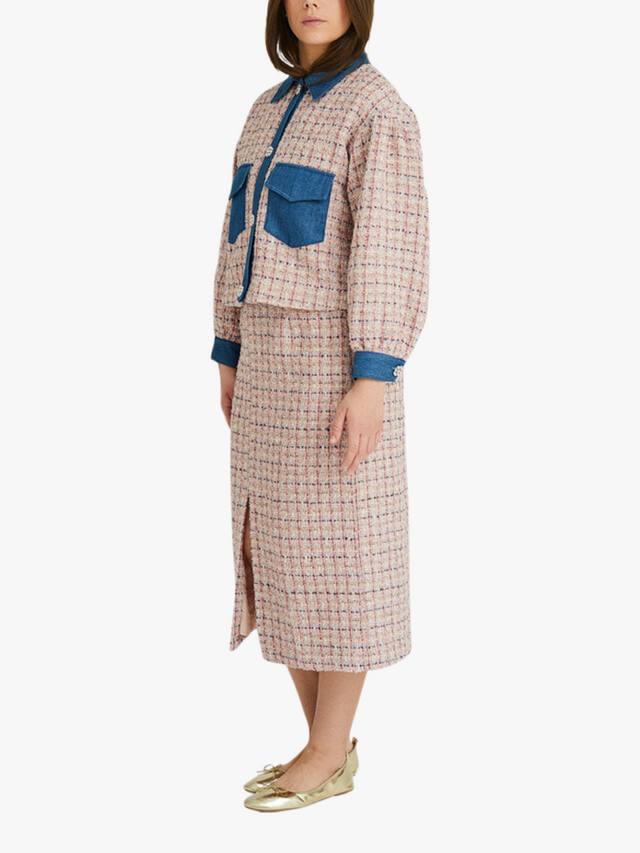 

Коко клетчатая юбка A-VIEW, Pink/Multi