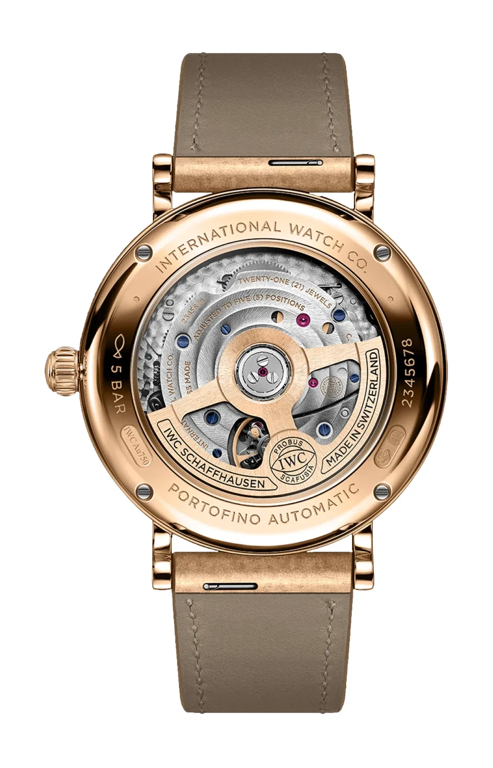 ПОРТОФИНО АВТОМАТИК 37 - IW458606 IWC SCHAFFHAUSEN, золотой — фото 2