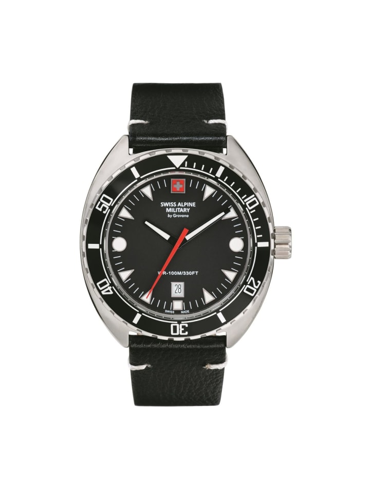 

Swiss Military Кварцевые часы 7066.1537SAM серебристого цвета