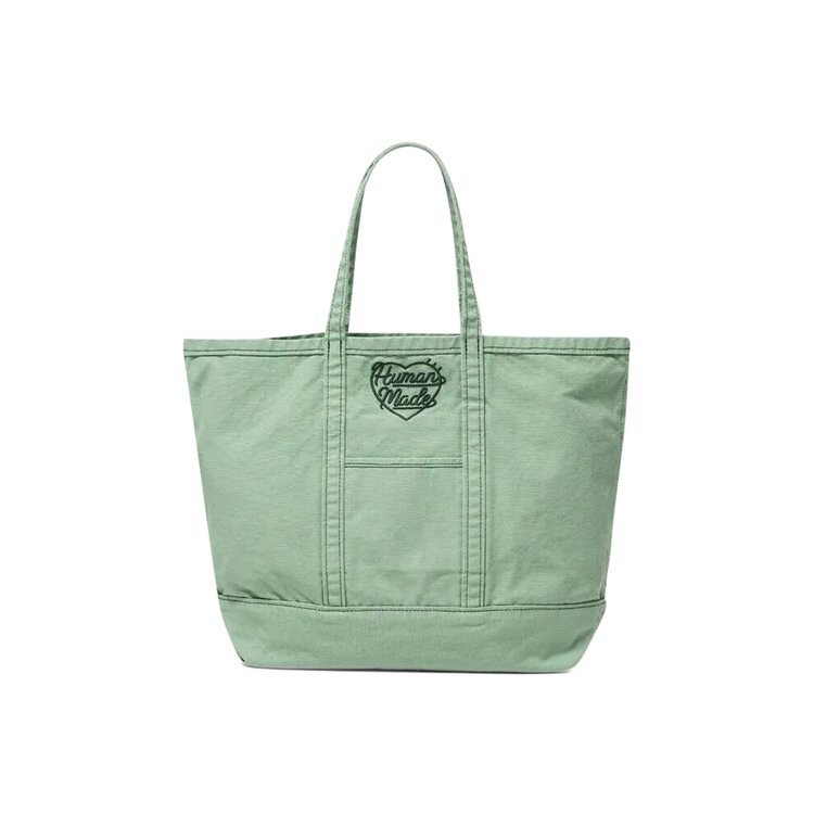 

Сумка-тоут Human Made Garment Dyed Tote Bag, зеленый