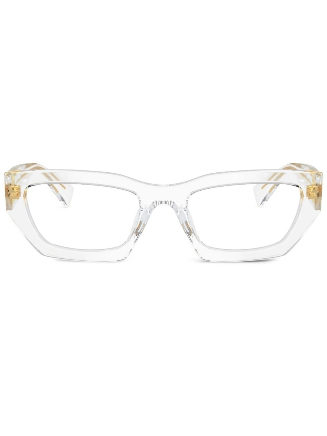 

Солнцезащитные очки MU 03XV в квадратной оправе Miu Miu Eyewear, бежевый