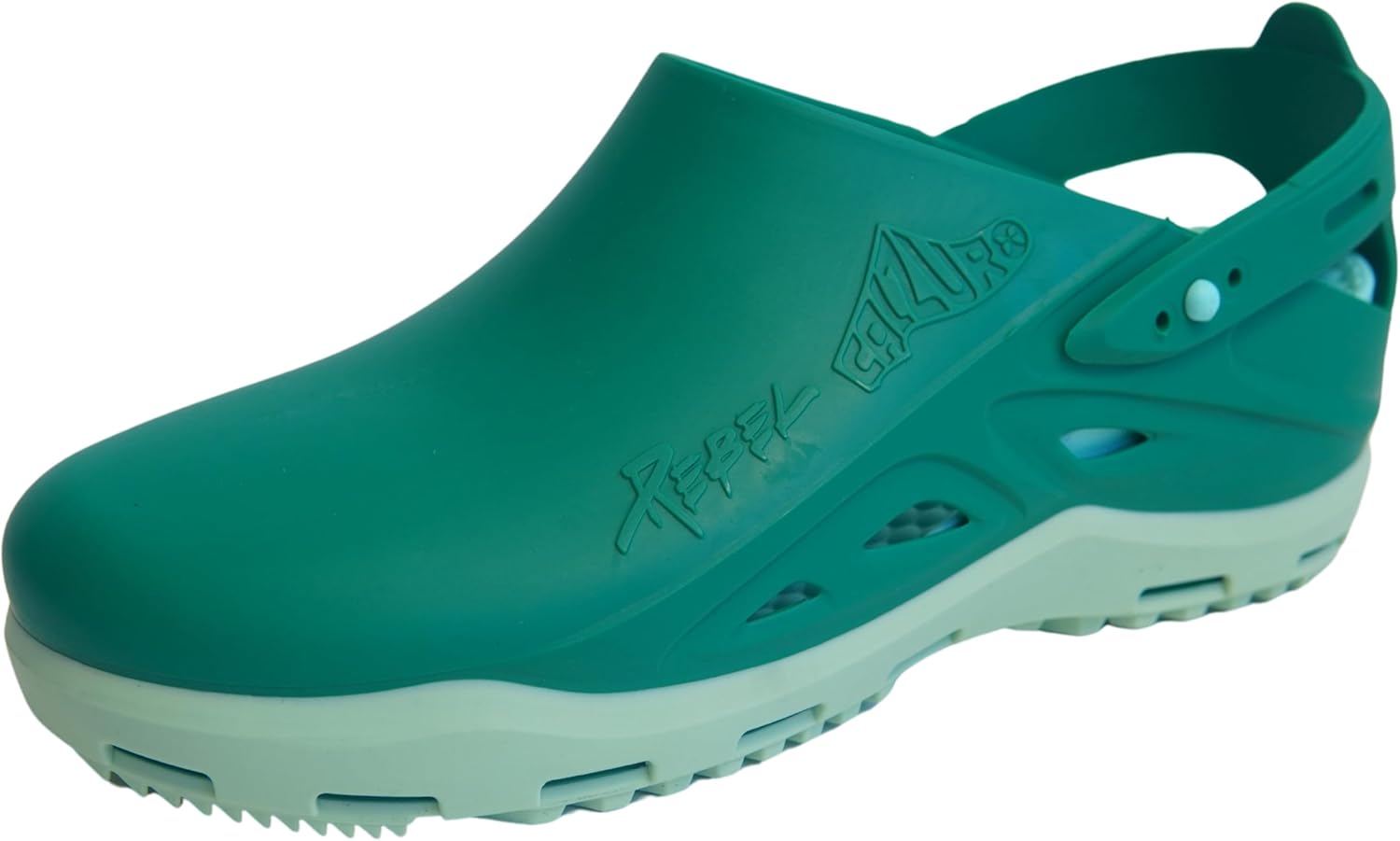 

Сабо CALZURO Rebel Work с интегрированным задним ремешком - автоклавируемая итальянская профессиональная обувь - противоскользящие сабо с регулируемой системой T-Close - профессиональная обувь для мужчин и женщин, зеленый