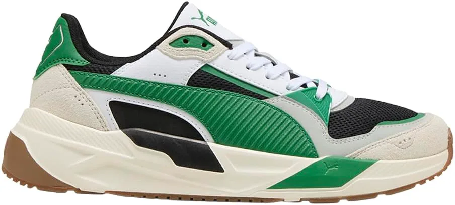 Мужские кроссовки PUMA Trinity 2 с шнуровкой, повседневные - черные, белые, черный
