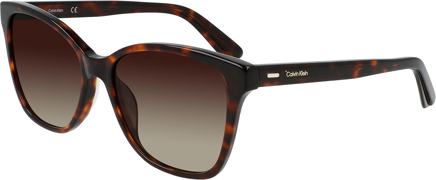 

Женские прямоугольные солнцезащитные очки Calvin Klein Ck21529s, Brown Havana