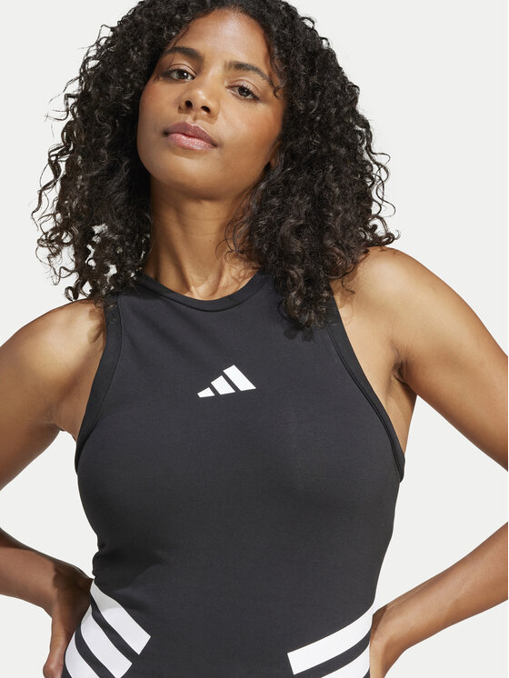 Топ облегающего кроя Future Icons 3-Stripes JC5418 Adidas, черный — фото 4