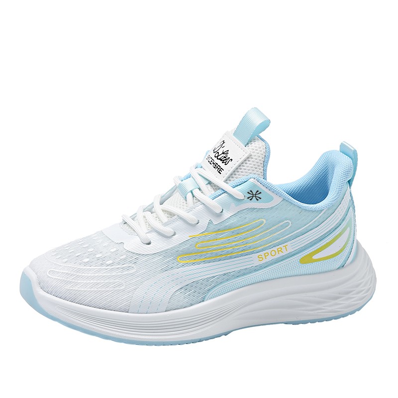 

Дышащие низкие детские повседневные кроссовки YUZHAOLIN, белый/синий