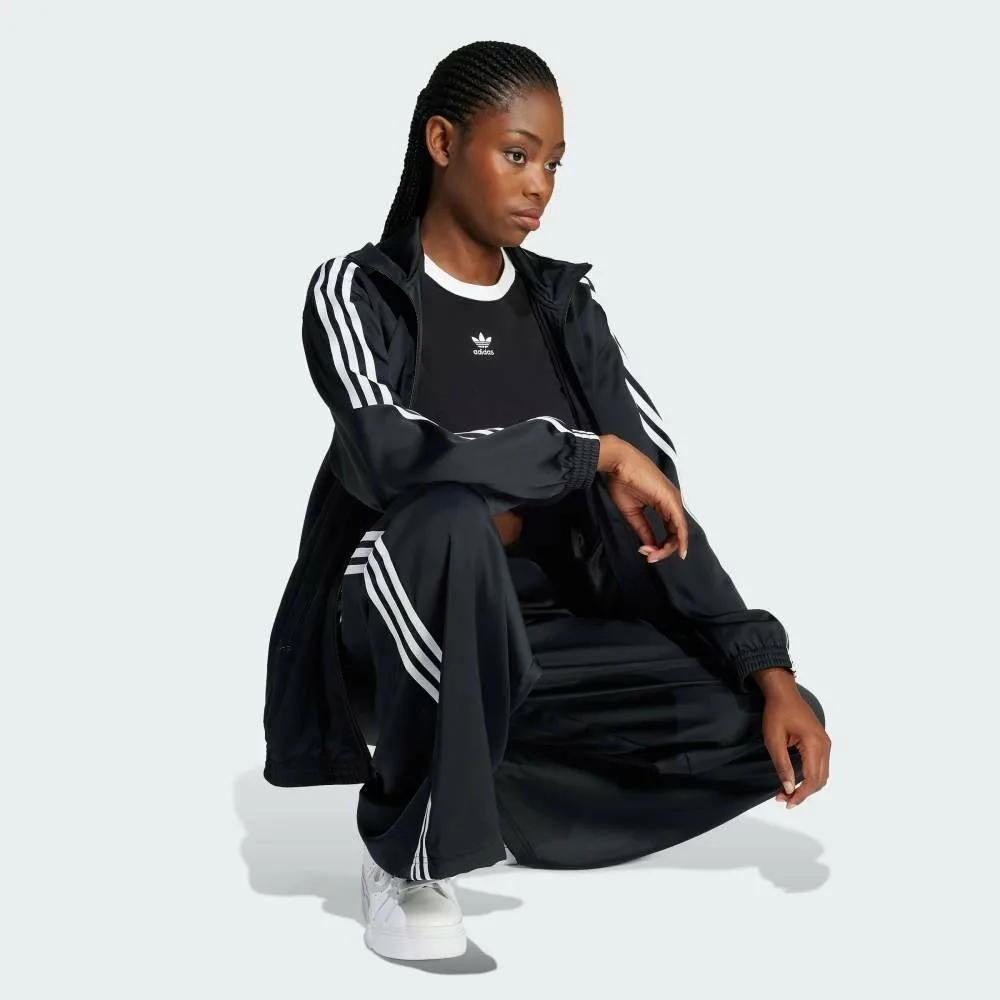 Спортивные брюки Adicolor Satin Wide Leg Adidas, black — фото 3