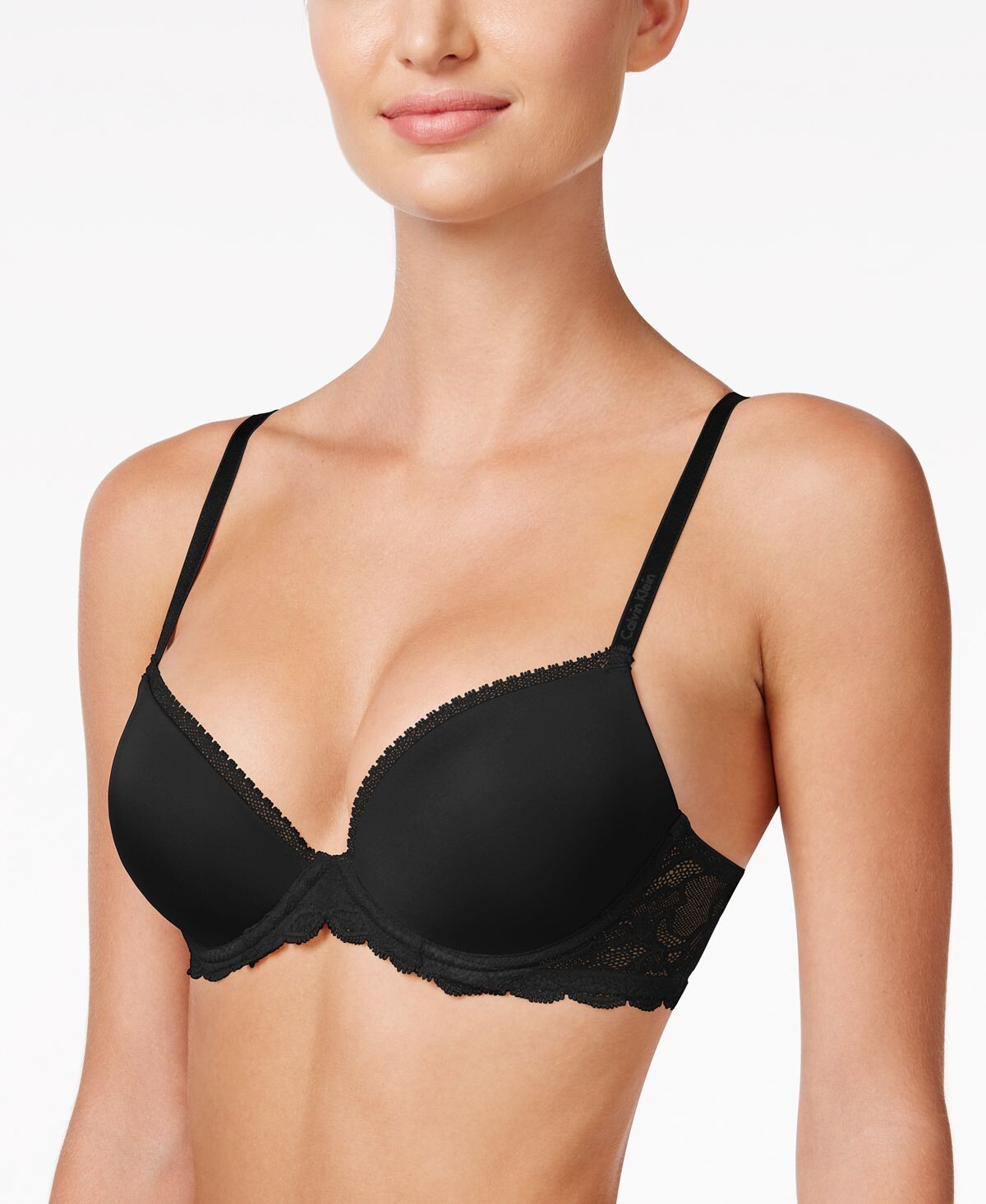 

Кружевной бюстгальтер Seductive Comfort QF1444 Calvin Klein, черный