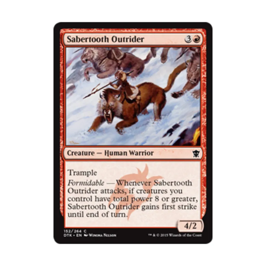 

CCG Саблезубый всадник (клавиша C), MTG - Dragons of Tarkir