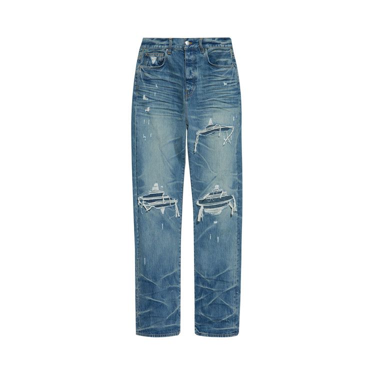 

Джинсы Amiri Pleated Denim Straight MX1 Jean, Honeycomb Indigo