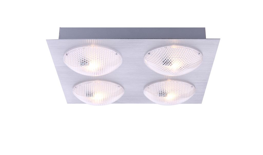 

Потолочный светильник Globo Dl алюминий, 4Xled 56184-4D Globo Lighting, серебро