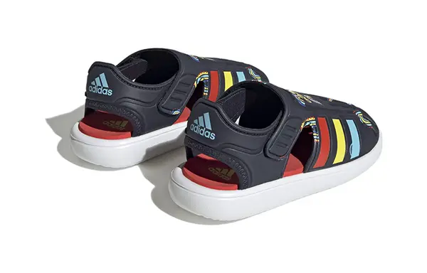 Кроссовки летние закрытые носки водные сандалии j Adidas, черный — фото 4
