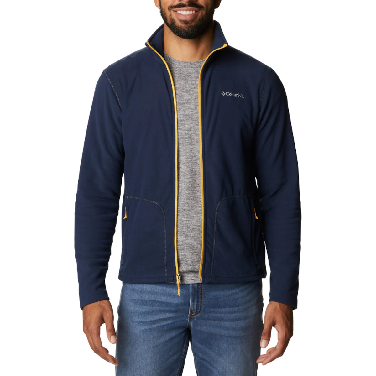 

Флисовая кофта Columbia Men's Fast Trek Light Full Zip, темно-синий