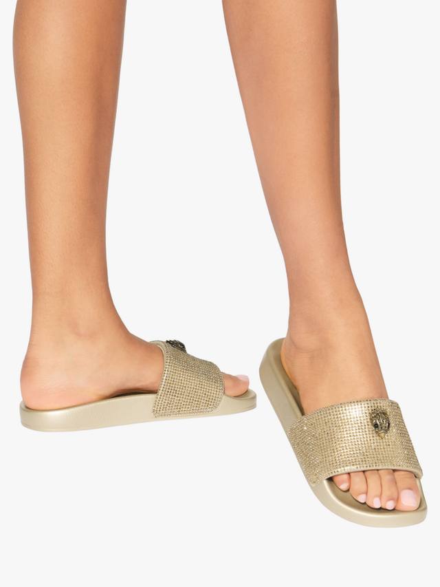 Сандалии Meena Eagle Slider Kurt Geiger London, Gold — фото 2