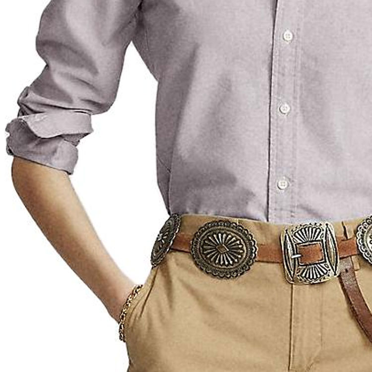 Футболка Polo Ralph Lauren женская виноградного цвета — фото 4