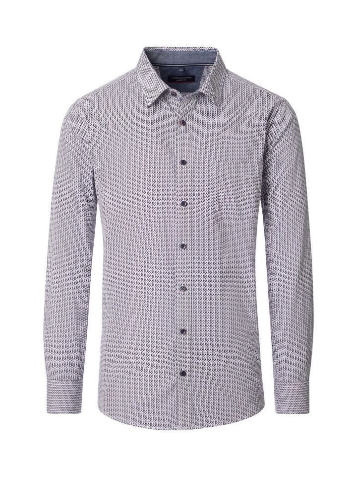 

Повседневная рубашка светло-красного цвета CASAMODA