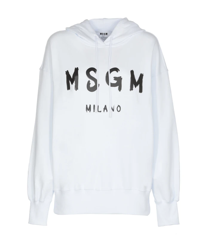 

Толстовка с капюшоном Msgm, белый