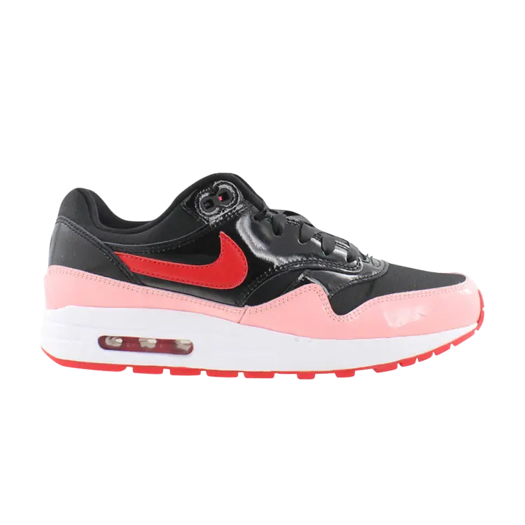 

Кроссовки Nike Air Max 1 QS GS 'Black Speed Red', черный