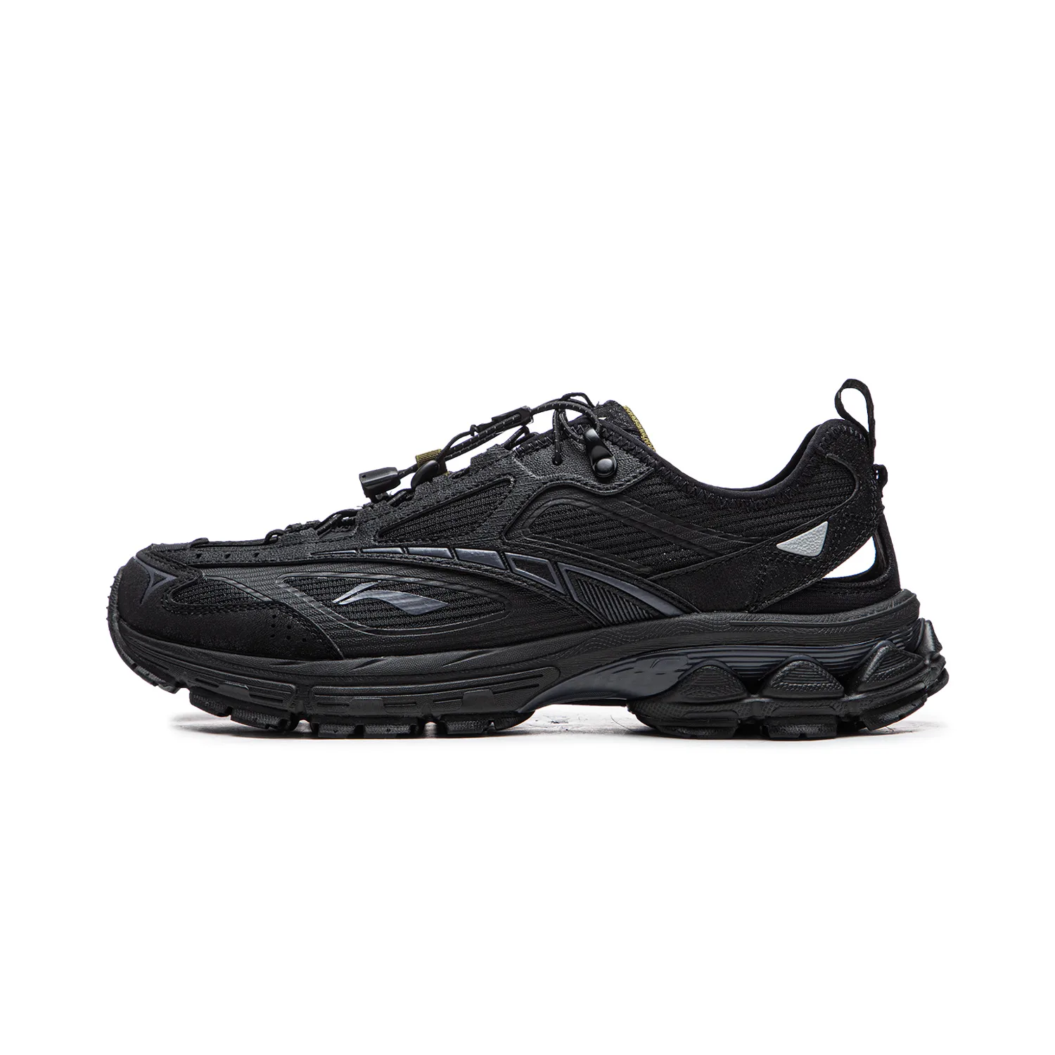 Li-Ning Fuyao 2.0 Trail V3 Cushioning Slip Resistant Abrasion Resistant низкие повседневные кроссовки для бега мужские black