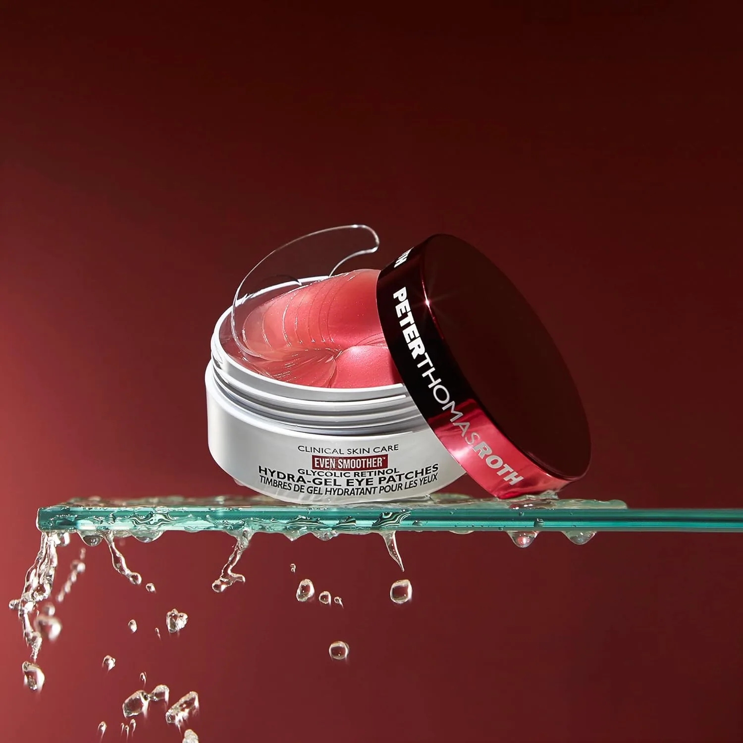 Патчи для глаз Peter Thomas Roth Even Smoother Glycolic Retinol Hydra-Gel с гликолевой кислотой и ретинолом против морщин и неровностей 60 шт. (1 шт.), blue — фото 4