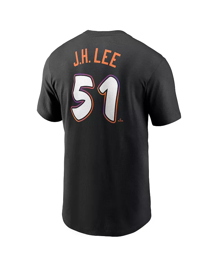 Мужская футболка Jung Hoo Lee Anthracite San Francisco Giants 2025 City Connect Fuse с именем и номером Nike — фото 3