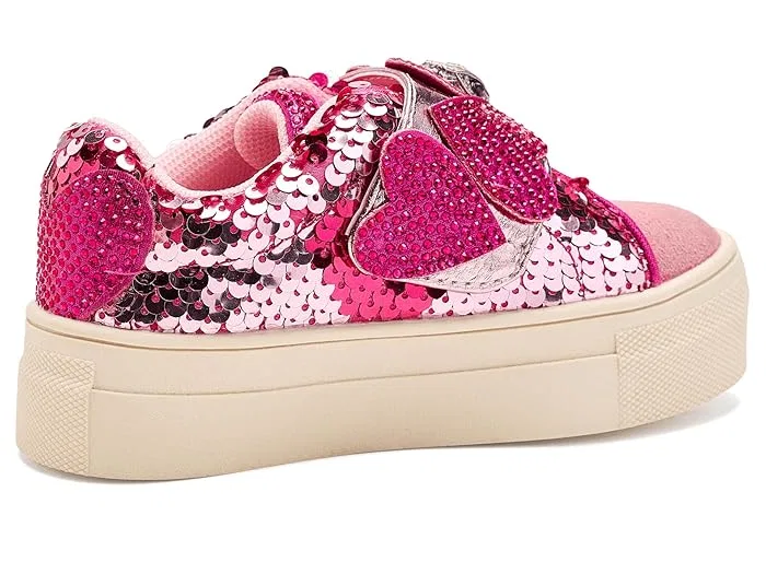 Кроссовки Mini Laney Heart Strap Kurt Geiger London Kids, Pink — фото 4