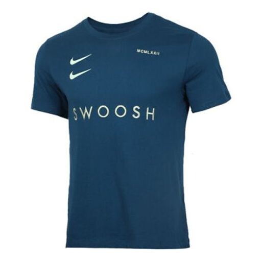 

Футболка спортивная swoosh sports с коротким рукавом Nike, синий
