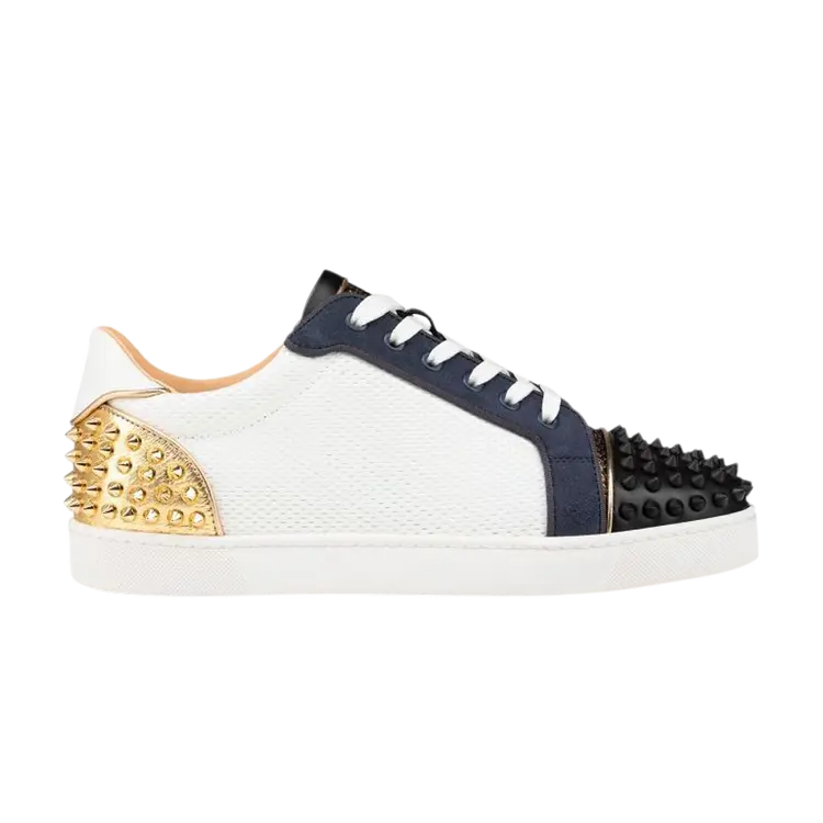 

Кроссовки Christian Louboutin Seavaste 2 Orlato Flat 'Navy Gold', белый