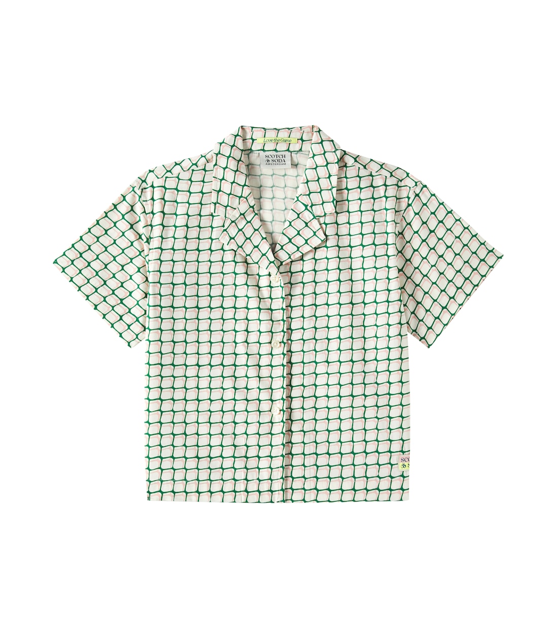 

Топ из хлопковой смеси с принтом Scotch & Soda Kids, Light Beige