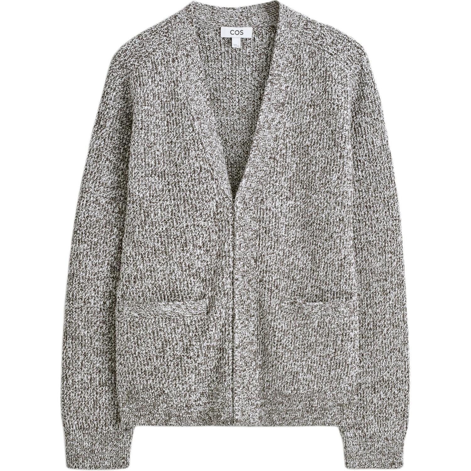 

COS Трикотажный свитер мужской коричневый