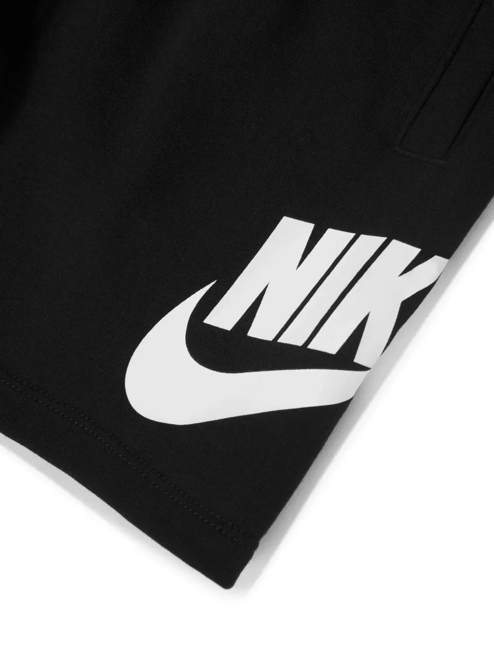 Шорты с логотипом Nike Kids, черный — фото 3