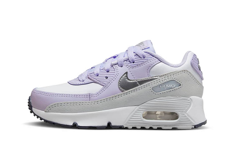 

Кроссовки Nike Air Max 90 LTR PS, фиолетовый/бежевый