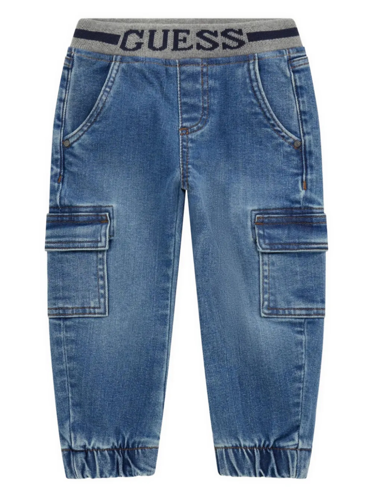 

Джинсы карго guess kids, синий