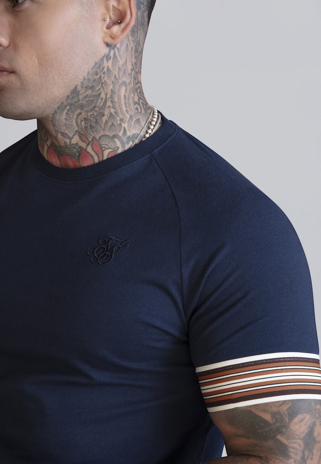 

Базовая футболка TECH SIKSILK, темно-синий