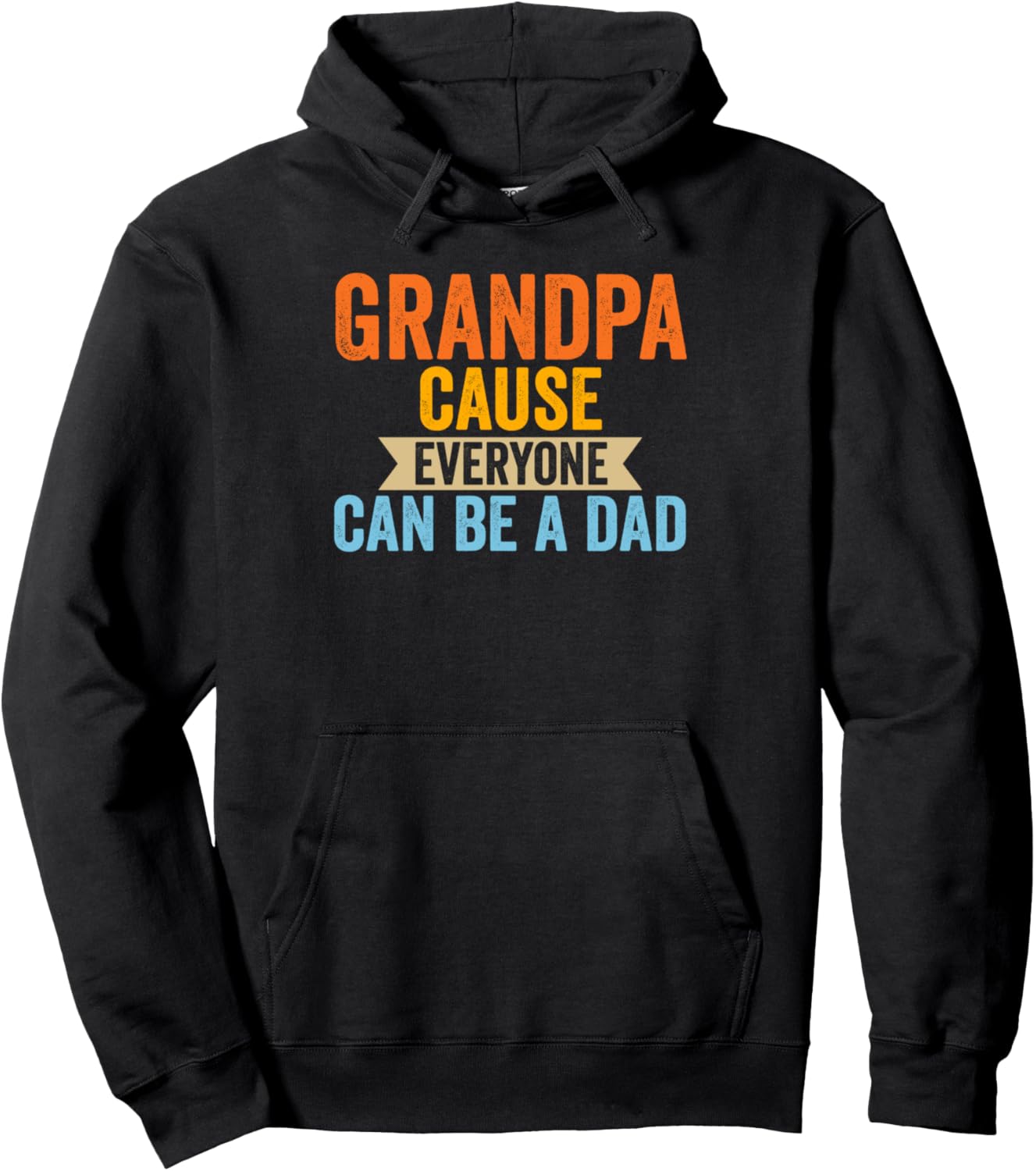 

Каждый дедушка может быть папой, толстовка «Дедушка» Grandfather Grandpa Gift Ideas, черный