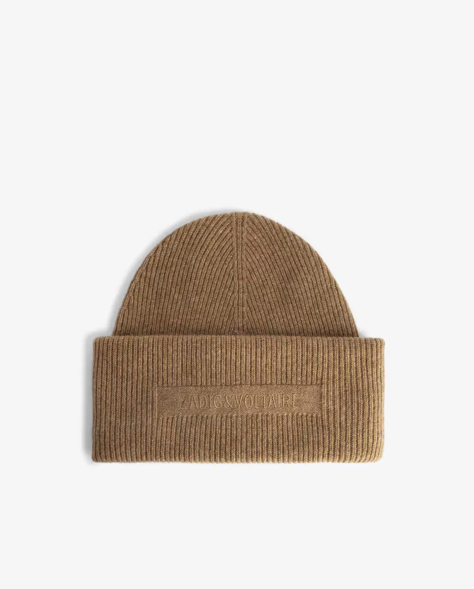 

Женская шапка Ben из 100% кашемира Zadig & Voltaire, светло-коричневый