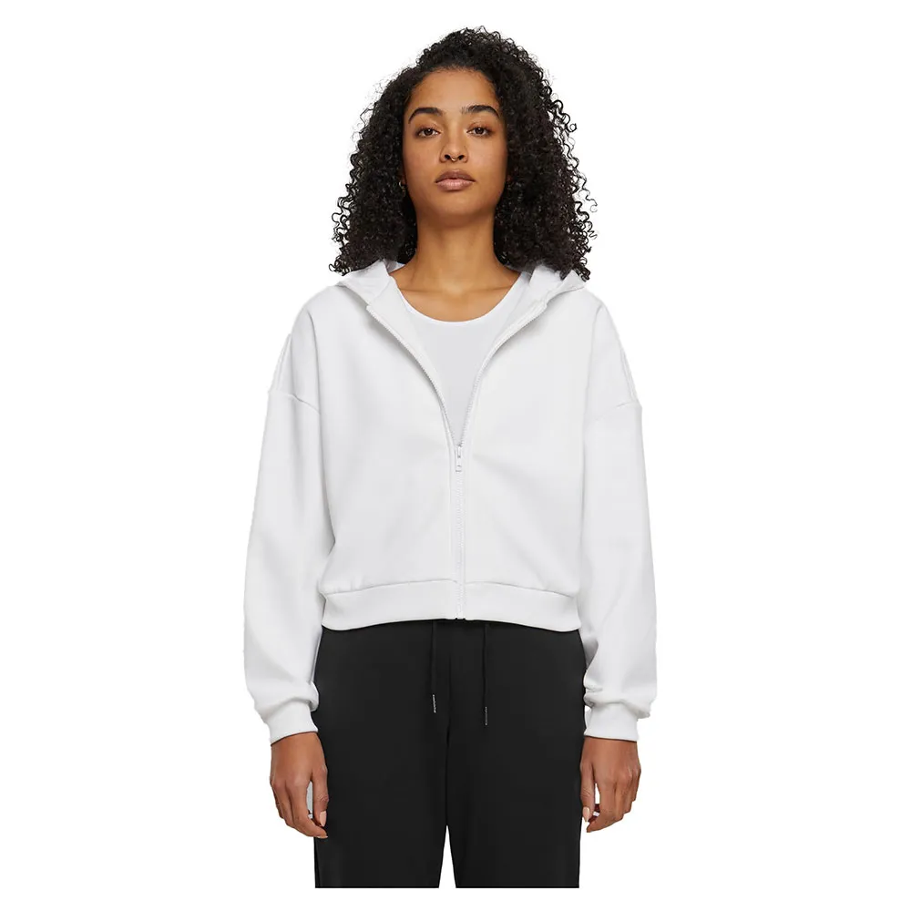 

Толстовка Urban Classics Cozy Short full zip, белый
