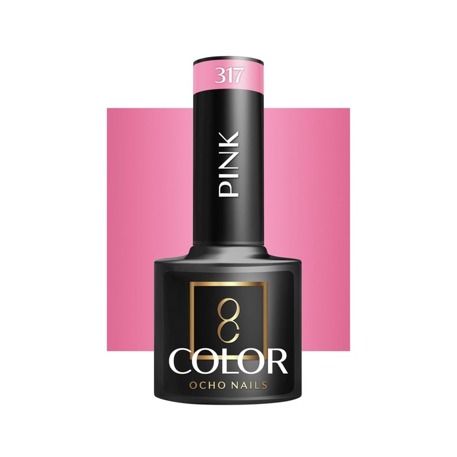 

OCHO NAILS Гибридный лак для ногтей розовый 317 -5 г Active Shop