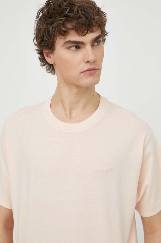 

Хлопковая футболка Levi's, розовый