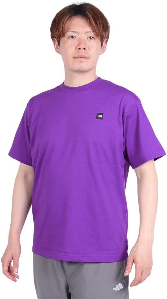

Мужская футболка с коротким рукавом THE NORTH FACE с небольшим логотипом в квадрате, фиолетовый