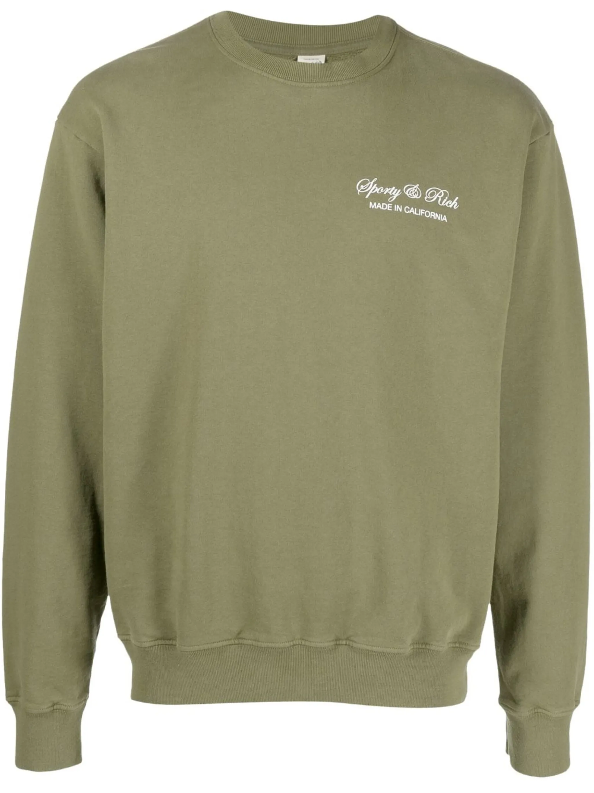 

Толстовка с логотипом Sporty & Rich, зеленый