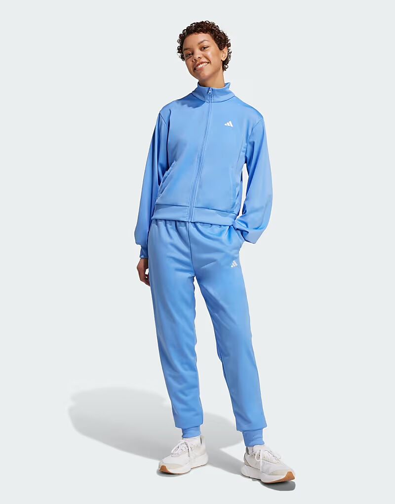 

Уютный спортивный костюм performance Essentials в синем фьюжне Adidas Performance