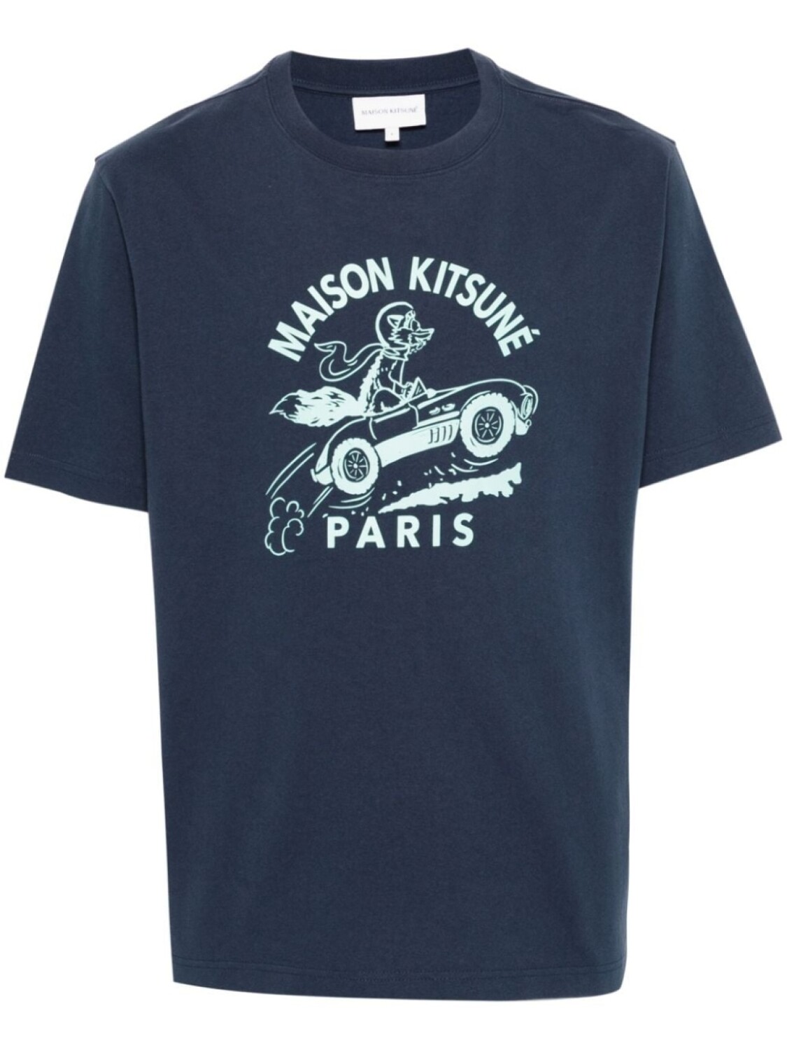 

Maison Kitsuné футболка Racing Fox, синий