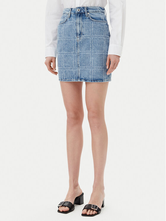

Джинсовая юбка обычного кроя A2W12013 Karl Lagerfeld Jeans, синий