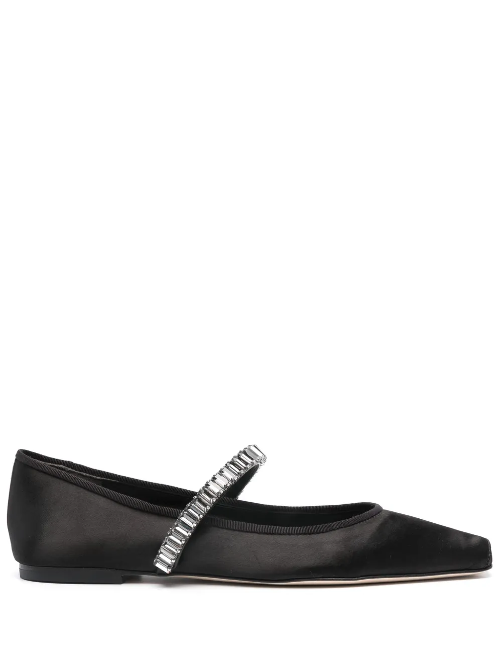 Балетки Crystal Ballet Tory Burch, черный