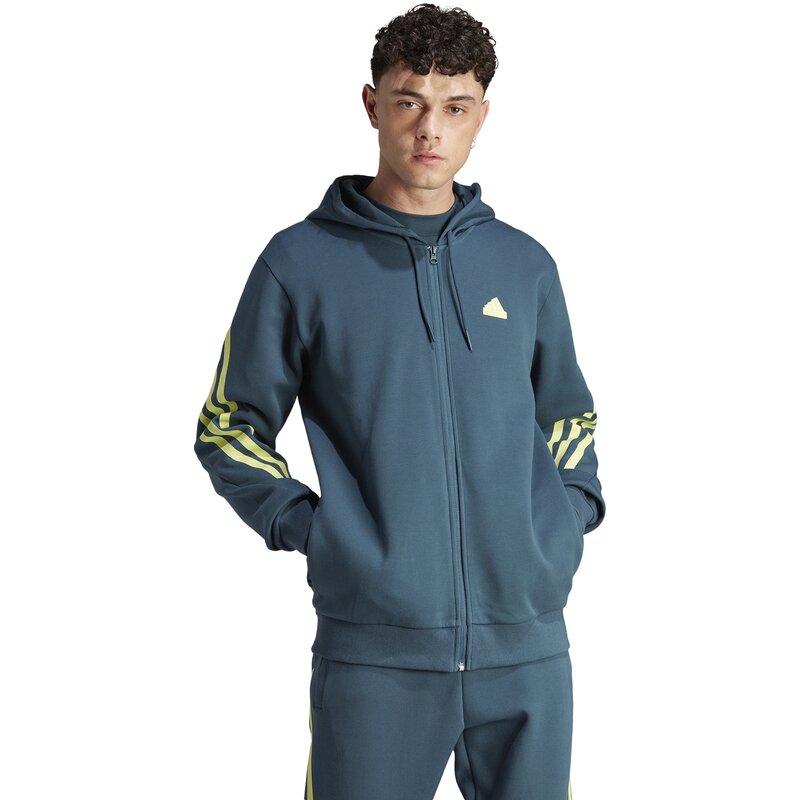 Толстовка Future Icons с тремя полосками Adidas, цвет arcngt — фото 2