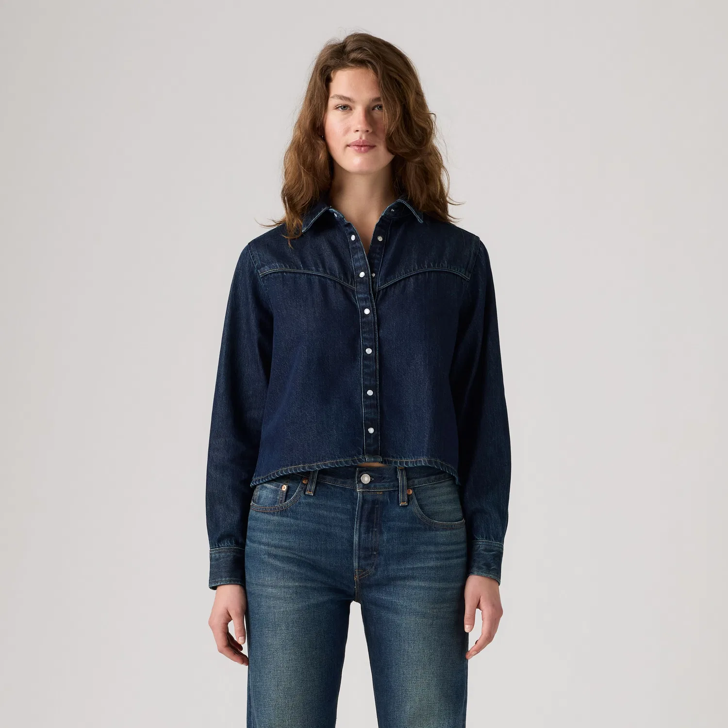 Рубашка Логана Levi's, Dark Wash — фото 3