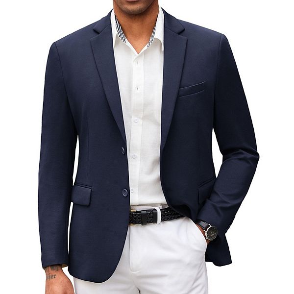 

Мужской повседневный блейзер slim fit Coofandy, Navy Blue